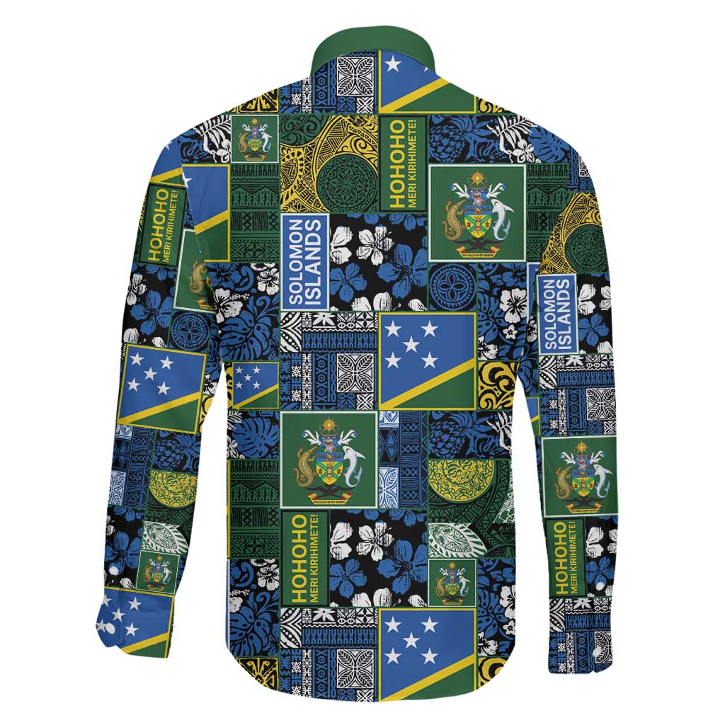 Solomon Islands Meri Kirihimete Family Matching Puletasi and Hawaiian Shirt Pacific Patchwork Xmas Vibes LT9 - Polynesian Pride