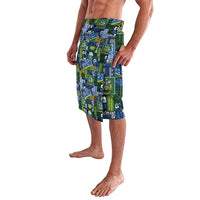 Solomon Islands Meri Kirihimete Lavalava Pacific Patchwork Xmas Vibes - Polynesian Pride