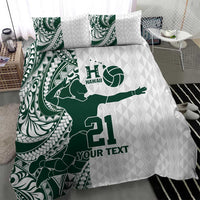 Polynesian Hawaii Volleyball Custom Bedding Set Kakau with Sport Style LT9 - Polynesian Pride