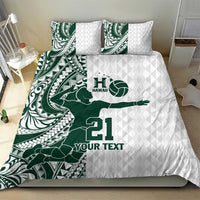 Polynesian Hawaii Volleyball Custom Bedding Set Kakau with Sport Style LT9 - Polynesian Pride