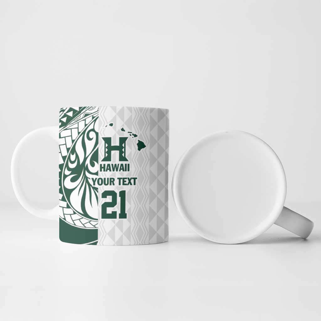 Polynesian Hawaii Volleyball Custom Ceramic Mug Kakau with Sport Style LT9 - Polynesian Pride