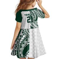 Polynesian Hawaii Volleyball Custom Family Matching Tank Maxi Dress and Hawaiian Shirt Kakau with Sport Style LT9 - Polynesian Pride