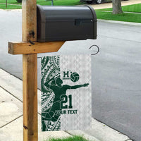 Polynesian Hawaii Volleyball Custom Garden Flag Kakau with Sport Style LT9 - Polynesian Pride
