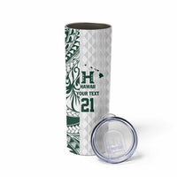 Polynesian Hawaii Volleyball Custom Skinny Tumbler Kakau with Sport Style LT9 - Polynesian Pride