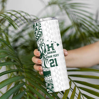 Polynesian Hawaii Volleyball Custom Skinny Tumbler Kakau with Sport Style LT9 - Polynesian Pride
