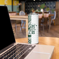 Polynesian Hawaii Volleyball Custom Skinny Tumbler Kakau with Sport Style LT9 - Polynesian Pride