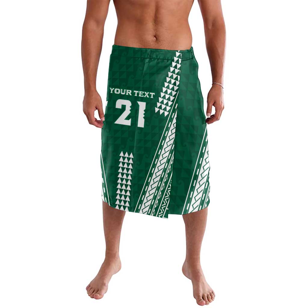 Polynesian Hawaii Volleyball Custom Lavalava Green Kakau with Map Motif LT9 Green - Polynesian Pride
