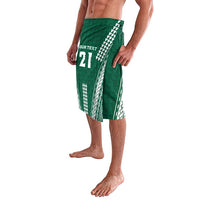 Polynesian Hawaii Volleyball Custom Lavalava Green Kakau with Map Motif LT9 - Polynesian Pride