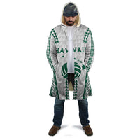Polynesian Hawaii Volleyball Custom Cloak White Kakau with Map Motif LT9 - Polynesian Pride
