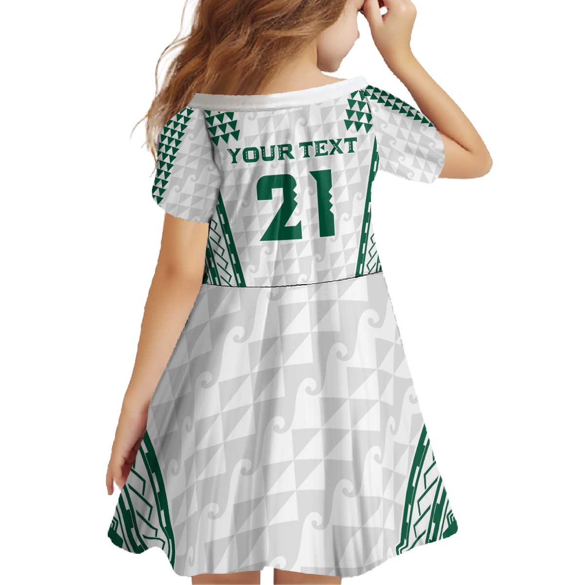 Polynesian Hawaii Volleyball Custom Family Matching Off The Shoulder Long Sleeve Dress and Hawaiian Shirt White Kakau with Map Motif LT9 - Polynesian Pride