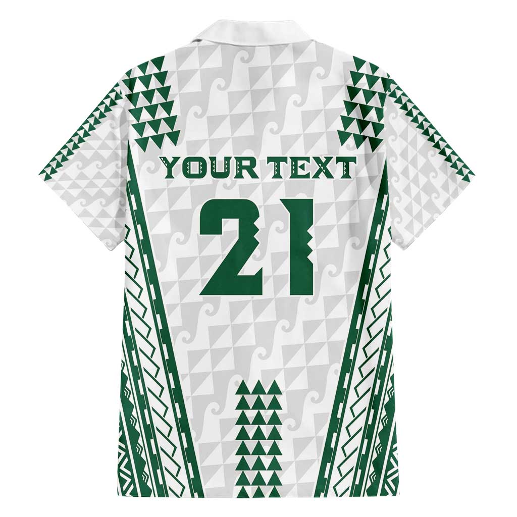 Polynesian Hawaii Volleyball Custom Family Matching Short Sleeve Bodycon Dress and Hawaiian Shirt White Kakau with Map Motif LT9 - Polynesian Pride