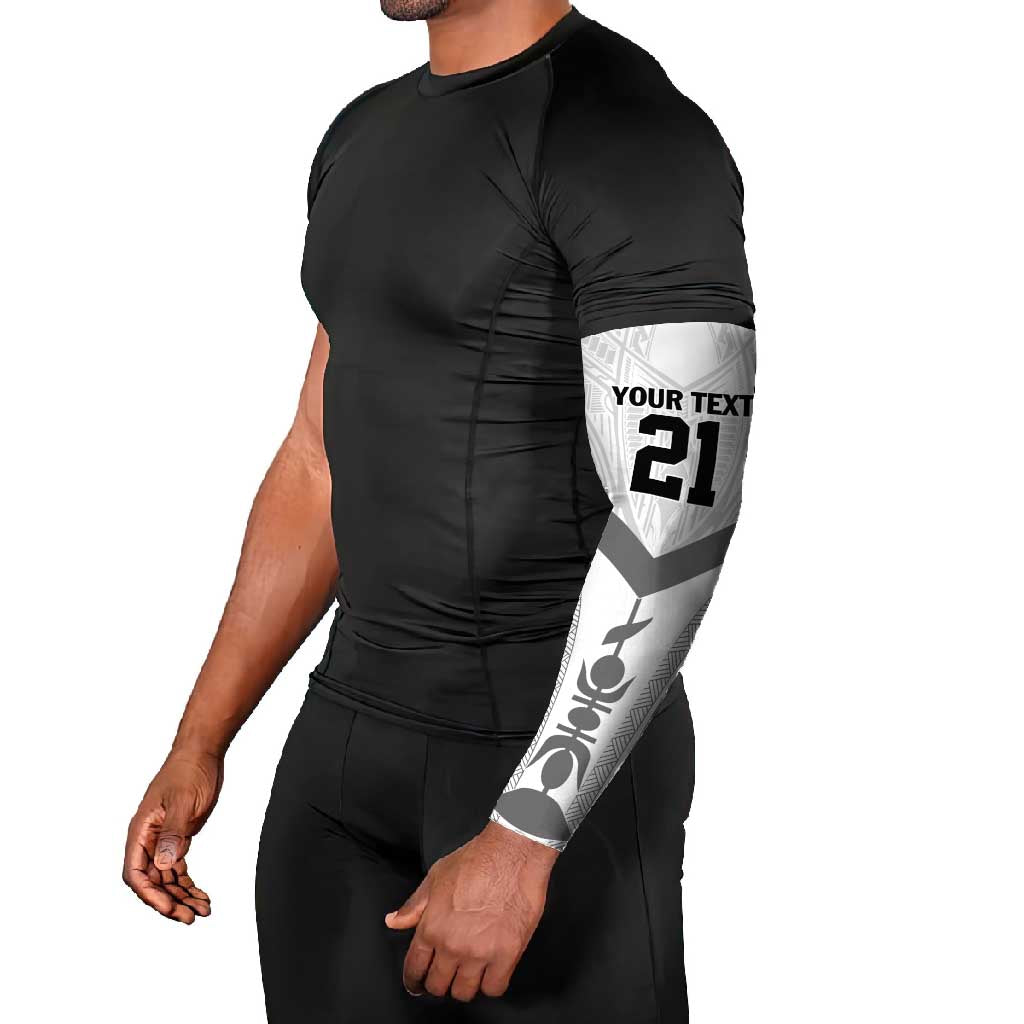 New Caledonia Football Custom Arm Sleeves Go Champions Les Cagous - Polynesian Pride