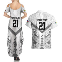 New Caledonia Football Custom Couples Matching Summer Maxi Dress and Hawaiian Shirt Go Champions Les Cagous LT9 - Polynesian Pride