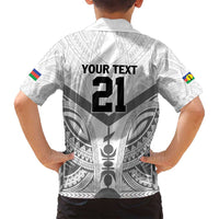 New Caledonia Football Custom Family Matching Puletasi and Hawaiian Shirt Go Champions Les Cagous LT9 - Polynesian Pride