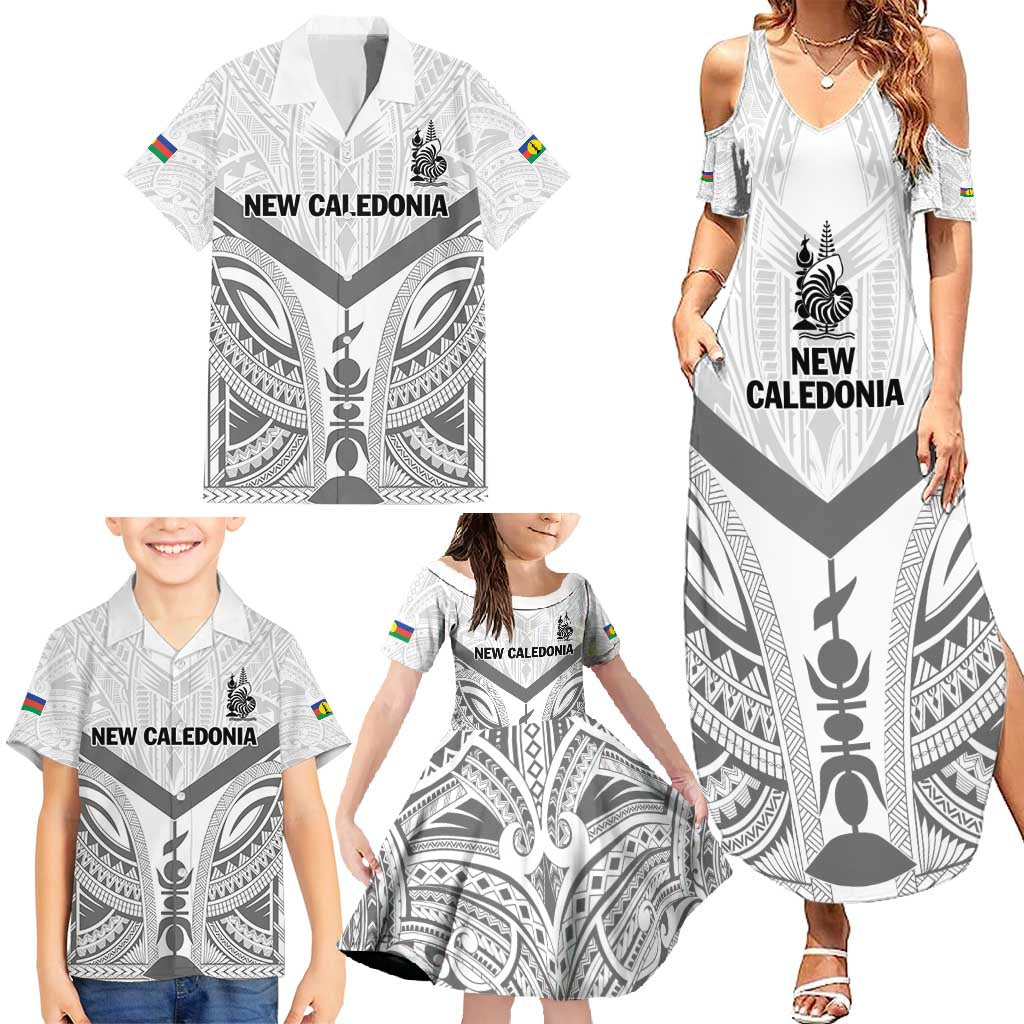 New Caledonia Football Custom Family Matching Summer Maxi Dress and Hawaiian Shirt Go Champions Les Cagous LT9 - Polynesian Pride