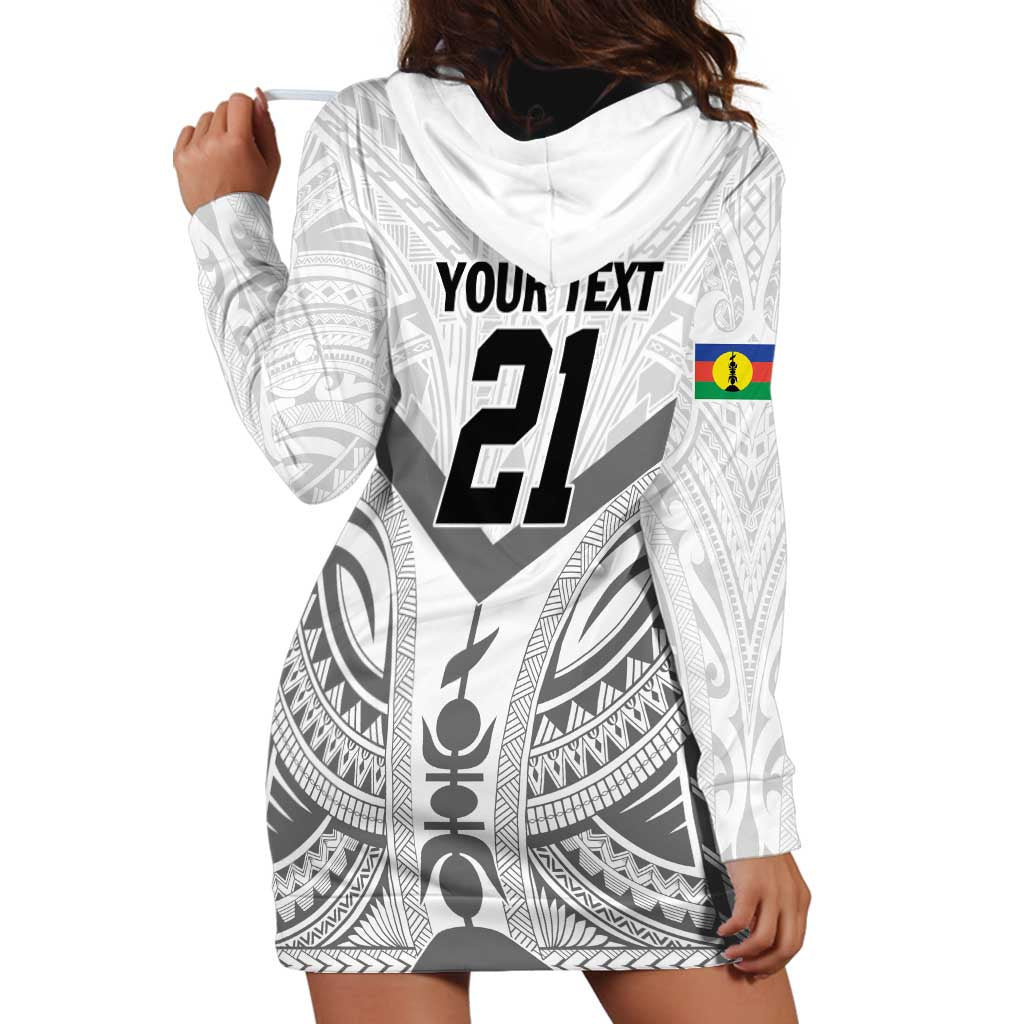 New Caledonia Football Custom Hoodie Dress Go Champions Les Cagous LT9 - Polynesian Pride