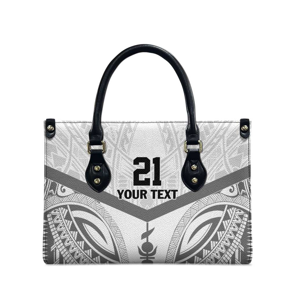 New Caledonia Football Custom Leather Bag Go Champions Les Cagous - Polynesian Pride