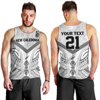 New Caledonia Football Custom Men Tank Top Go Champions Les Cagous LT9 - Polynesian Pride