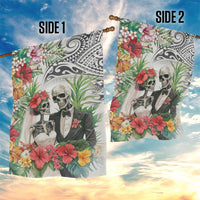 Skeleton Love for Valentines Day Garden Flag Polynesian Tribal Love Forever LT9 - Polynesian Pride