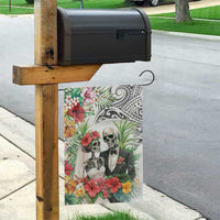 Skeleton Love for Valentines Day Garden Flag Polynesian Tribal Love Forever LT9 - Polynesian Pride