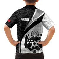 Personalised Tonga Emancipation Day Hawaiian Shirt Since 1970 Ngatu Tribal Pattern