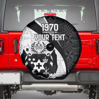 Personalised Tonga Emancipation Day Spare Tire Cover Since 1970 Ngatu Tribal Pattern LT9 - Polynesian Pride