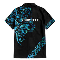 All Black Maori Tribal Tattoo Personalised Family Matching Mermaid Dress and Hawaiian Shirt Polynesian Style LT9 - Polynesian Pride