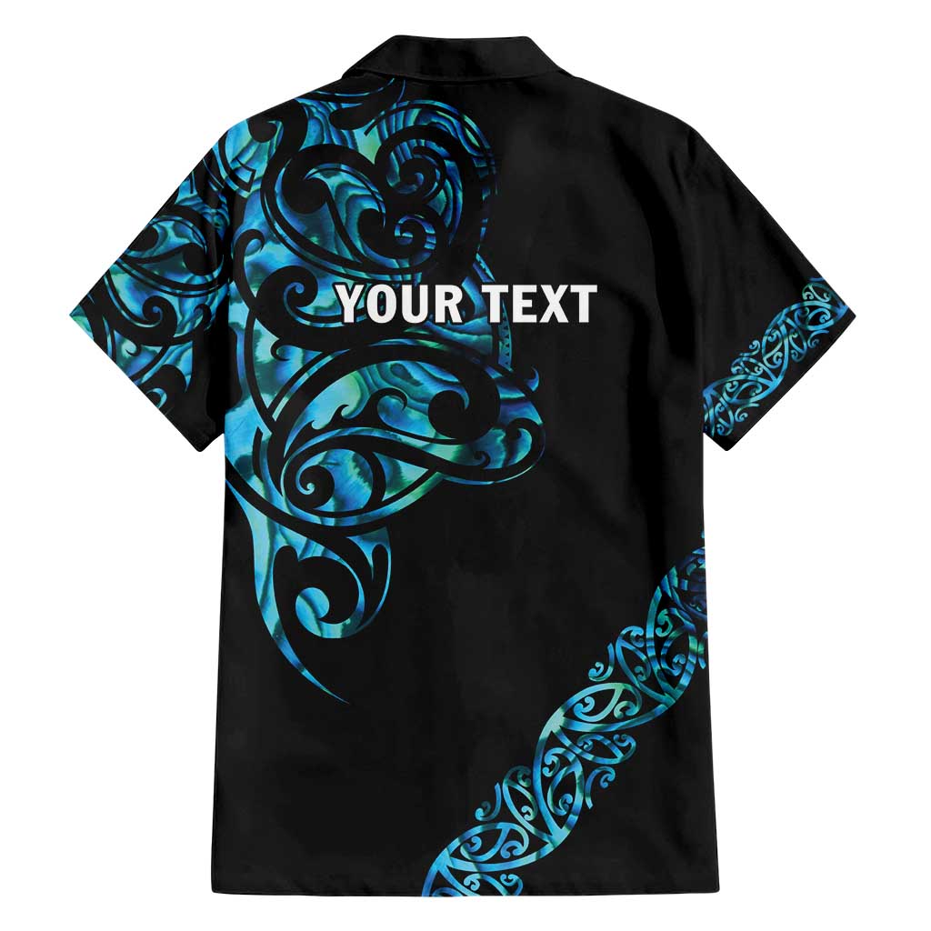 All Black Maori Tribal Tattoo Personalised Family Matching Short Sleeve Bodycon Dress and Hawaiian Shirt Polynesian Style LT9 - Polynesian Pride