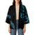 All Black Maori Tribal Tattoo Personalised Kimono Polynesian Style - Polynesian Pride