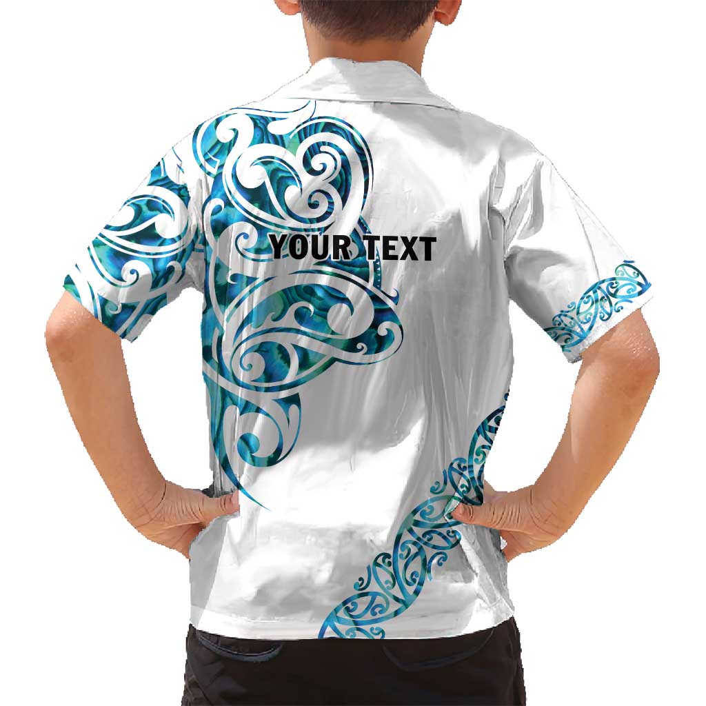 All White Maori Tribal Tattoo Personalised Family Matching Off Shoulder Maxi Dress and Hawaiian Shirt Polynesian Style LT9 - Polynesian Pride