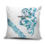 All White Maori Tribal Tattoo Personalised Pillow Cover Polynesian Style - Polynesian Pride