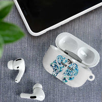 Queensland Maori Kiwi Personalised AirPods Case Ma Kakariki Papua Shell Maori Tribal Tattoo LT9 - Polynesian Pride