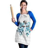 Queensland Maori Kiwi Personalised Apron Ma Kakariki Papua Shell Maori Tribal Tattoo LT9 - Polynesian Pride