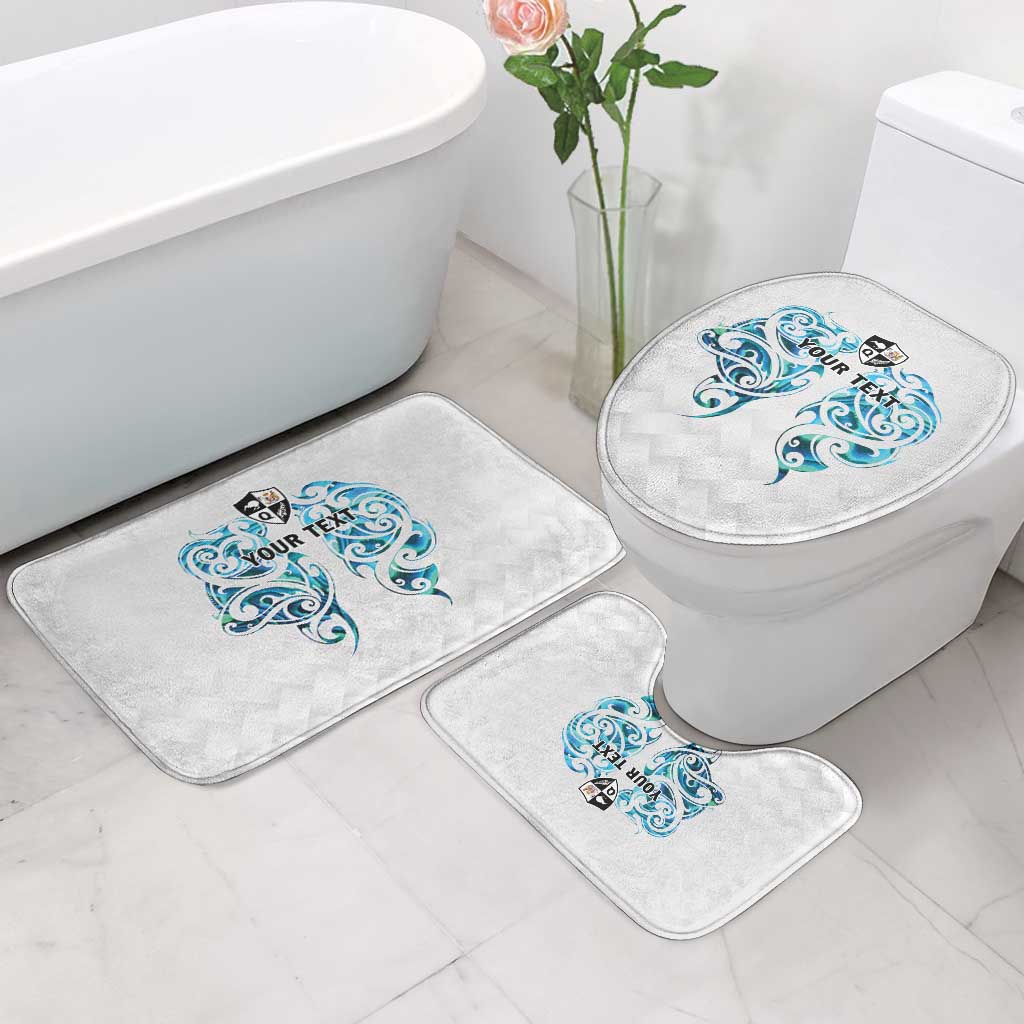 Queensland Maori Kiwi Personalised Bathroom Set Ma Kakariki Papua Shell Maori Tribal Tattoo LT9 - Polynesian Pride
