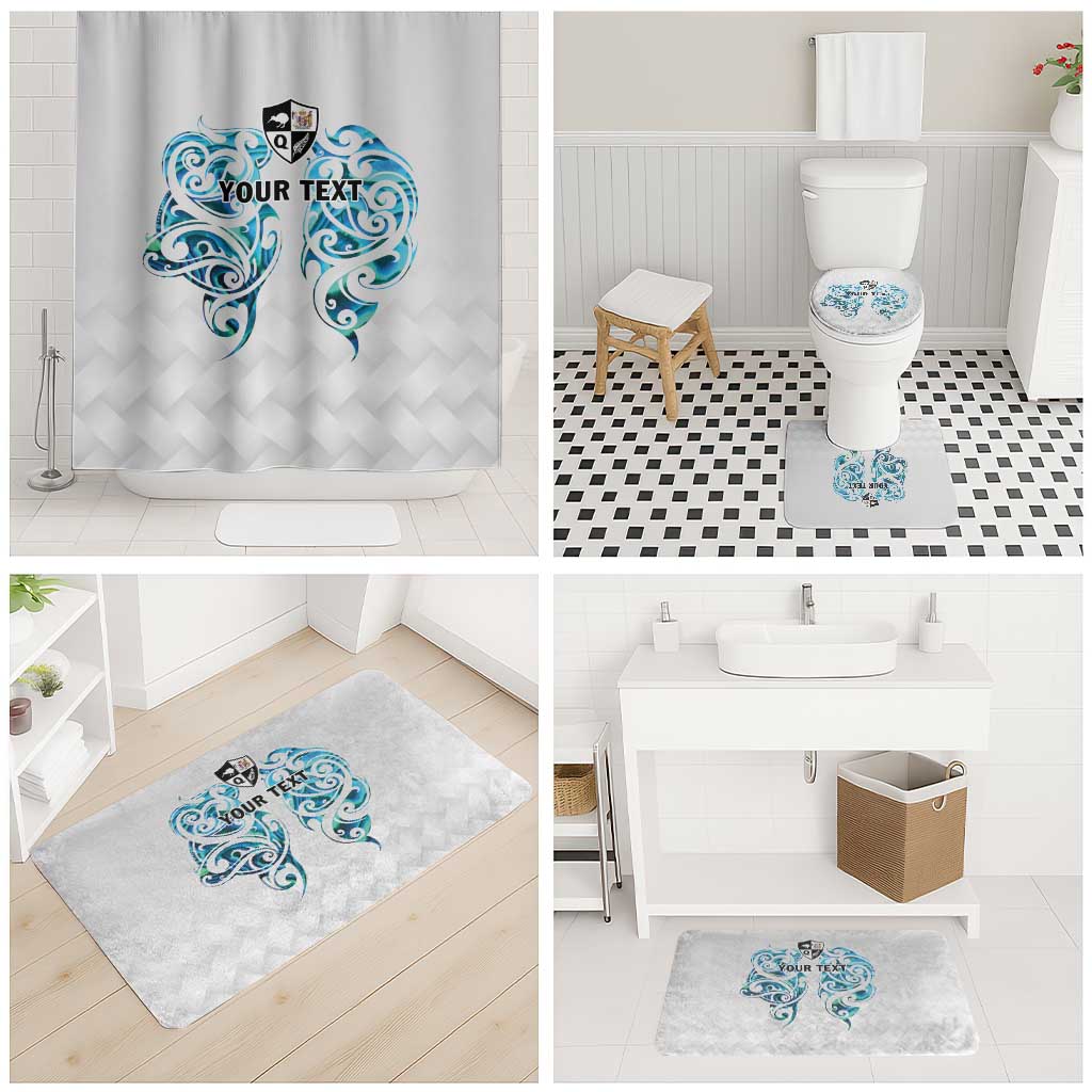 Queensland Maori Kiwi Personalised Bathroom Set Ma Kakariki Papua Shell Maori Tribal Tattoo LT9 - Polynesian Pride