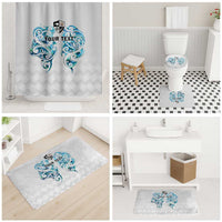 Queensland Maori Kiwi Personalised Bathroom Set Ma Kakariki Papua Shell Maori Tribal Tattoo LT9 - Polynesian Pride