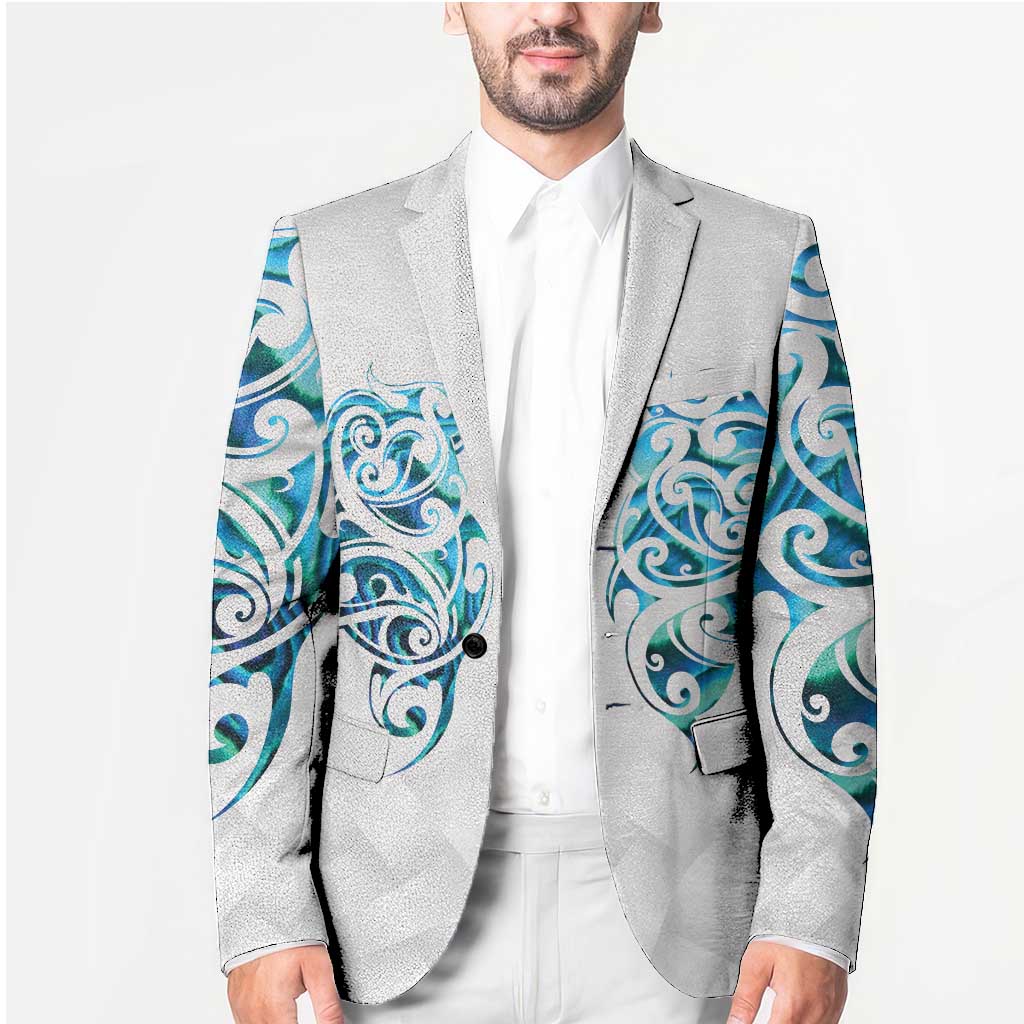 Queensland Maori Kiwi Personalised Blazer Ma Kakariki Papua Shell Maori Tribal Tattoo LT9 - Polynesian Pride