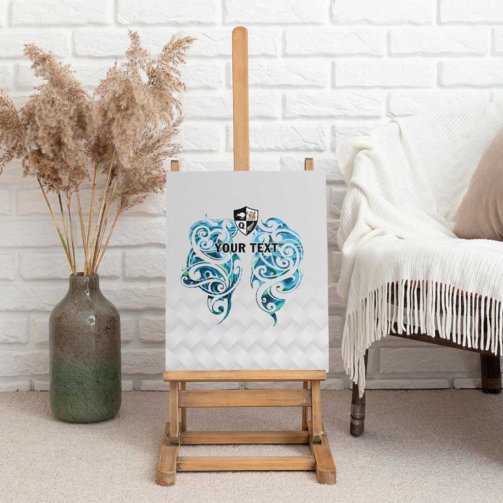 Queensland Maori Kiwi Personalised Canvas Wall Art Ma Kakariki Papua Shell Maori Tribal Tattoo