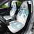 Queensland Maori Kiwi Personalised Car Seat Cover Ma Kakariki Papua Shell Maori Tribal Tattoo