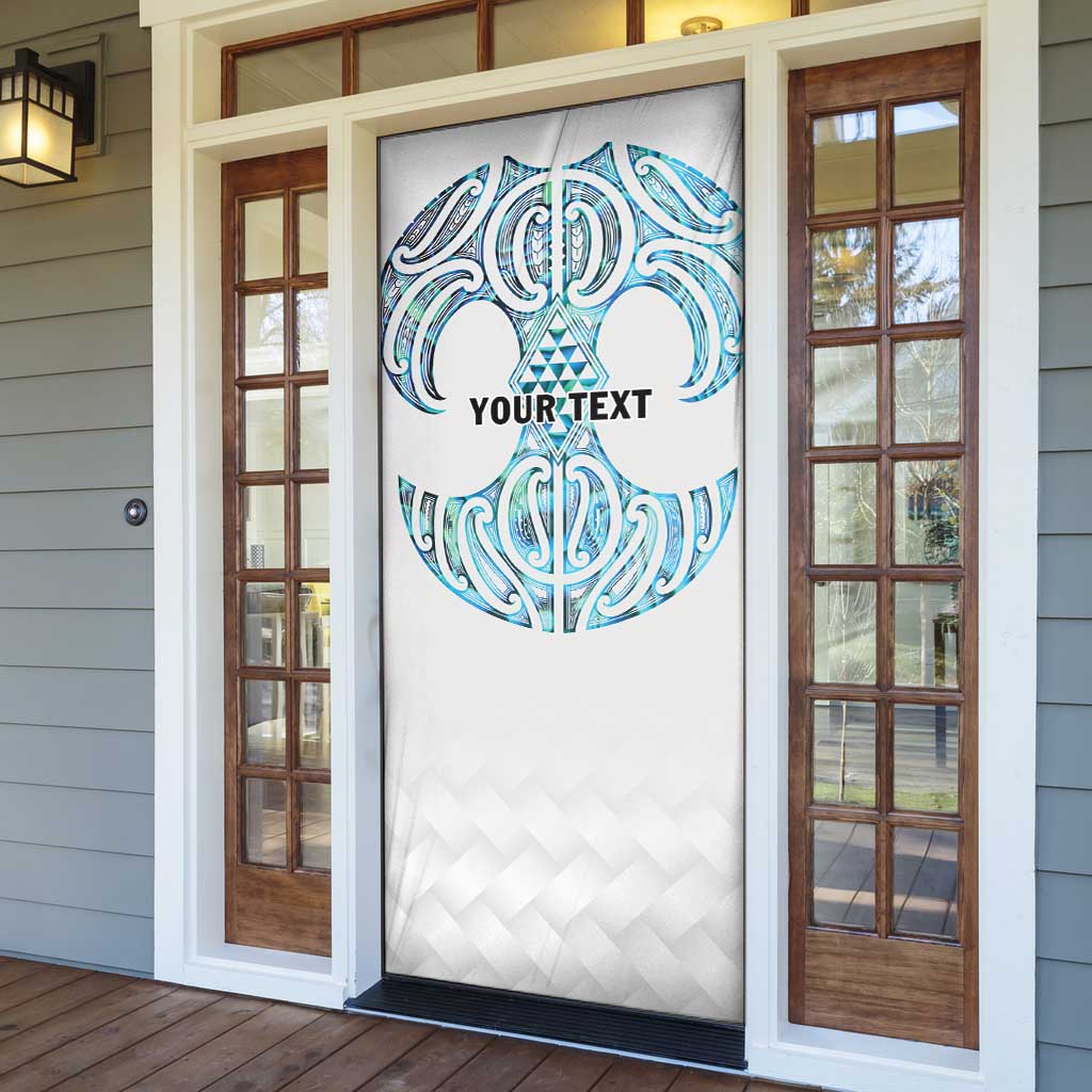 Queensland Maori Kiwi Personalised Door Cover Ma Kakariki Papua Shell Maori Tribal Tattoo LT9 - Polynesian Pride