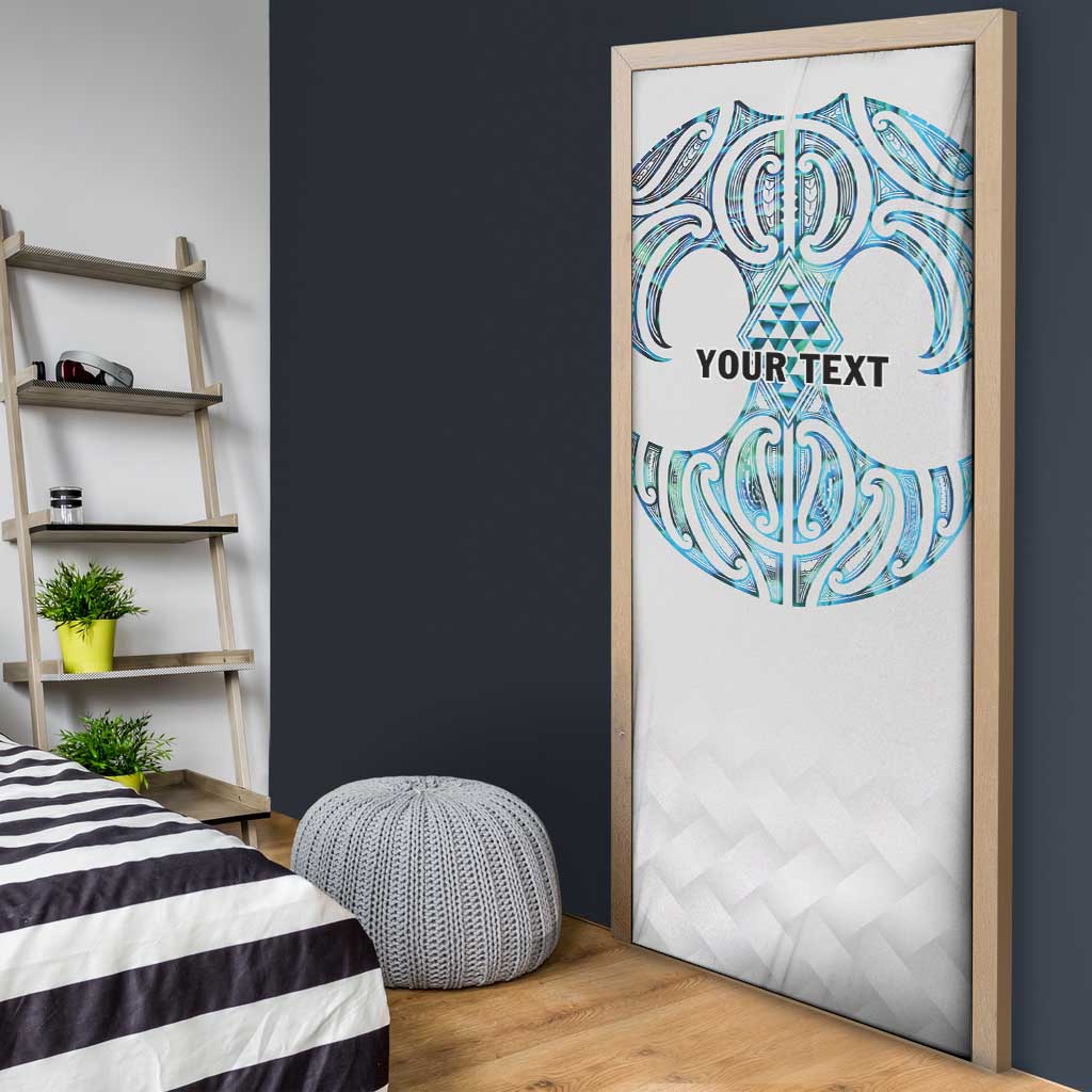 Queensland Maori Kiwi Personalised Door Cover Ma Kakariki Papua Shell Maori Tribal Tattoo LT9 - Polynesian Pride