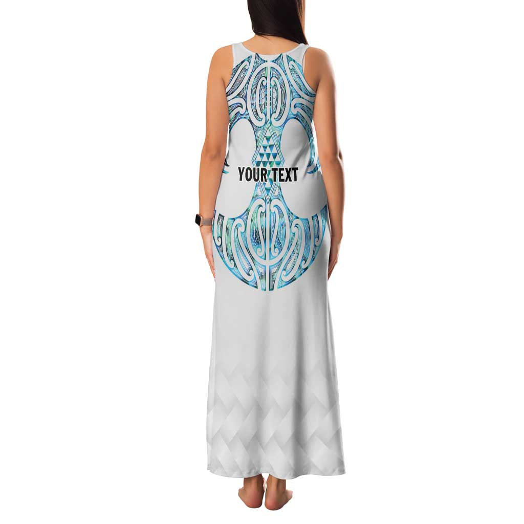 Queensland Maori Kiwi Personalised Family Matching Tank Maxi Dress and Hawaiian Shirt Ma Kakariki Papua Shell Maori Tribal Tattoo LT9 - Polynesian Pride