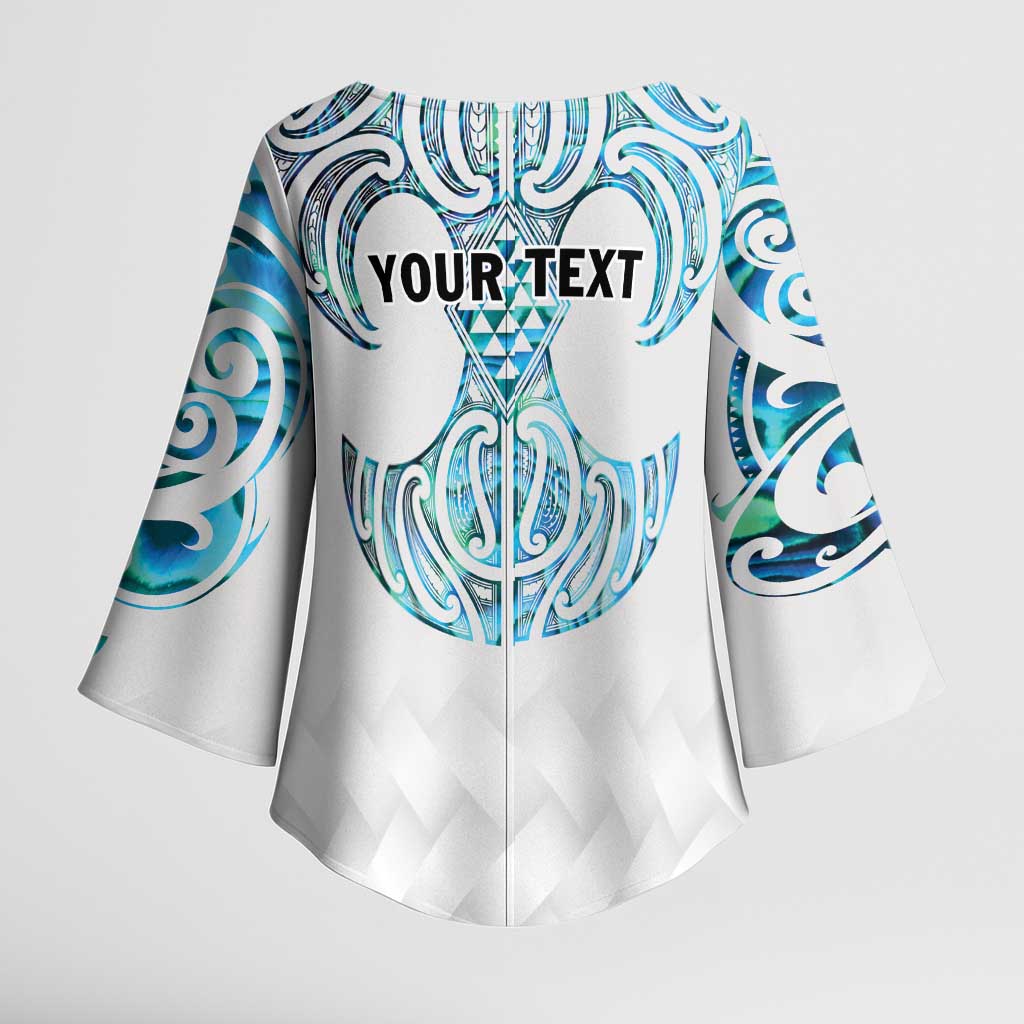 Queensland Maori Kiwi Personalised Kimono Sleeve Blouse Ma Kakariki Papua Shell Maori Tribal Tattoo LT9 - Polynesian Pride