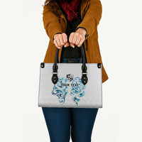 Queensland Maori Kiwi Personalised Leather Bag Ma Kakariki Papua Shell Maori Tribal Tattoo LT9 - Polynesian Pride