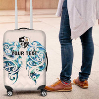 Queensland Maori Kiwi Personalised Luggage Cover Ma Kakariki Papua Shell Maori Tribal Tattoo