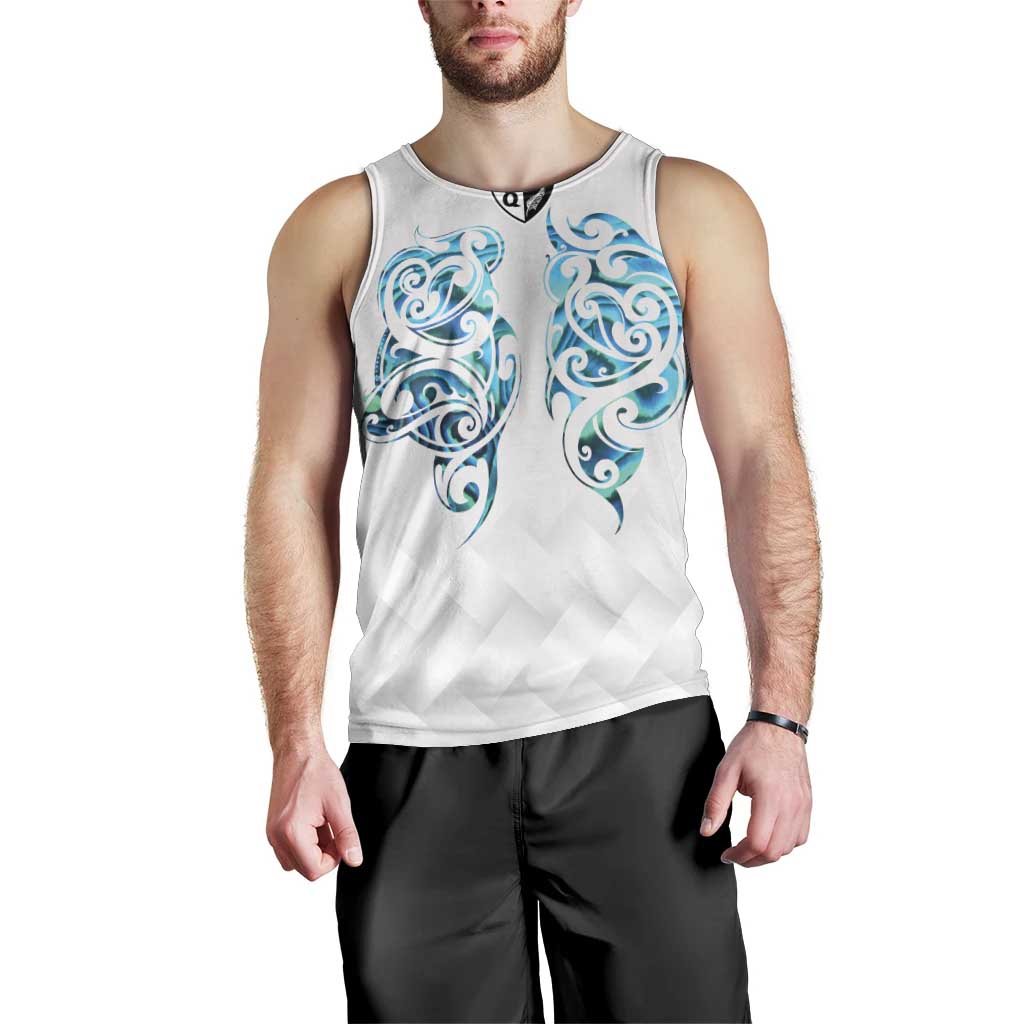 Queensland Maori Kiwi Personalised Men Tank Top Ma Kakariki Papua Shell Maori Tribal Tattoo LT9 - Polynesian Pride