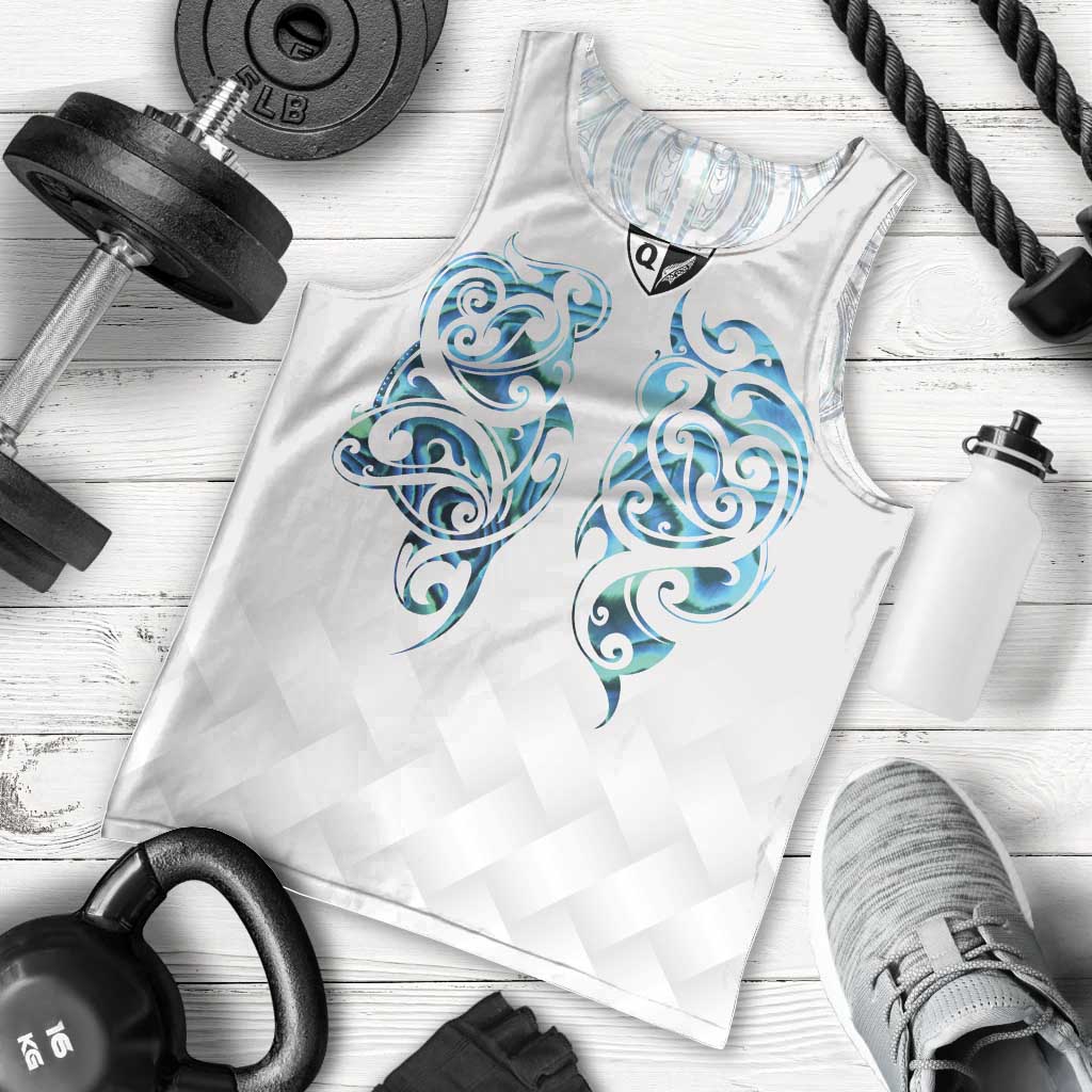 Queensland Maori Kiwi Personalised Men Tank Top Ma Kakariki Papua Shell Maori Tribal Tattoo LT9 - Polynesian Pride