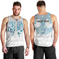 Queensland Maori Kiwi Personalised Men Tank Top Ma Kakariki Papua Shell Maori Tribal Tattoo LT9 - Polynesian Pride