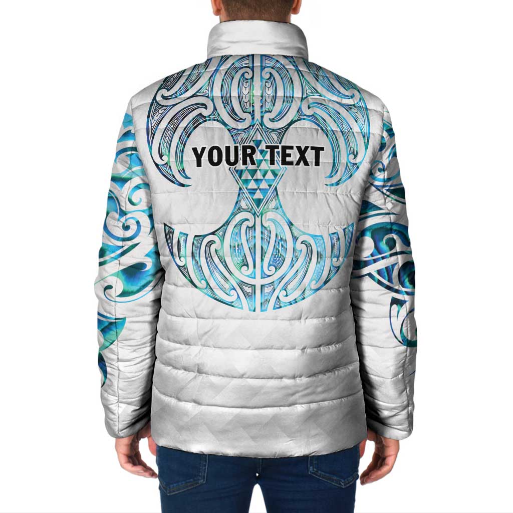 Queensland Maori Kiwi Personalised Padded Jacket Ma Kakariki Papua Shell Maori Tribal Tattoo LT9 - Polynesian Pride