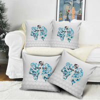 Queensland Maori Kiwi Personalised Pillow Cover Ma Kakariki Papua Shell Maori Tribal Tattoo LT9 - Polynesian Pride